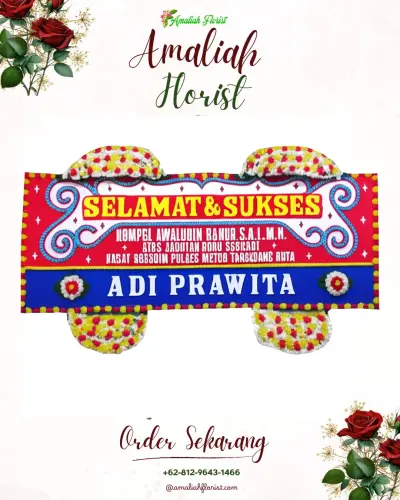 Karangan Bunga Ucapan Selamat sajira mekar